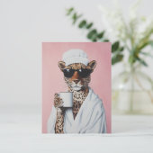 Carte Postale Vibes Leopard détendues (Debout devant)