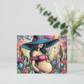 Carte Postale Vibes sorcières de grossesse  (Debout devant)