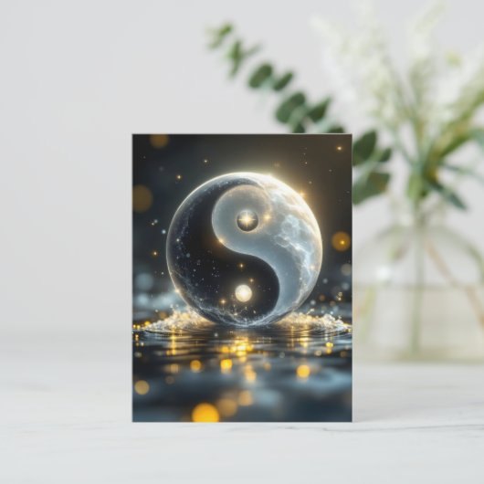 Carte Postale Vibes Zen Yin et Yang (Debout devant)