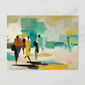 Carte Postale Vibrance de midi – Figures abstraites (Devant)