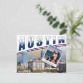 Carte Postale Vibrant Austin Texas Photo Collage (Debout devant)