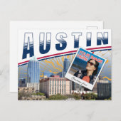Carte Postale Vibrant Austin Texas Photo Collage (Devant / Derrière)