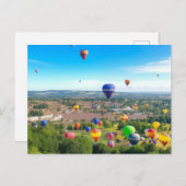 Carte postale Vibrant Balloon Fiesta (Devant / Derrière)