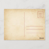 Carte Postale Vibrant Christmas Postcard – Snowman & Santa (Dos)