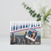 Carte Postale Vibrant Indianapolis Indiana Photo Collage (Debout devant)
