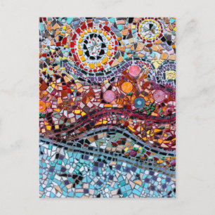 Carte Postale Vibrant Mosaic