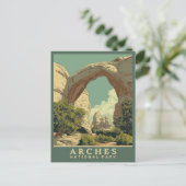 Carte Postale Vibrant Retro-Style Parc National des Arches (Debout devant)