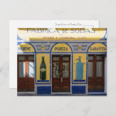 Carte Postale Vibrant Storefront à Porto Rico Postcard (Devant / Derrière)