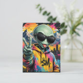 Carte Postale Vibrations d'Alien Drôles (Debout devant)