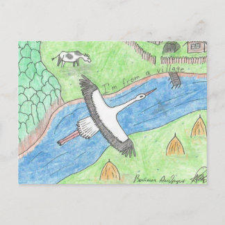 Carte Postale Vibrations de village