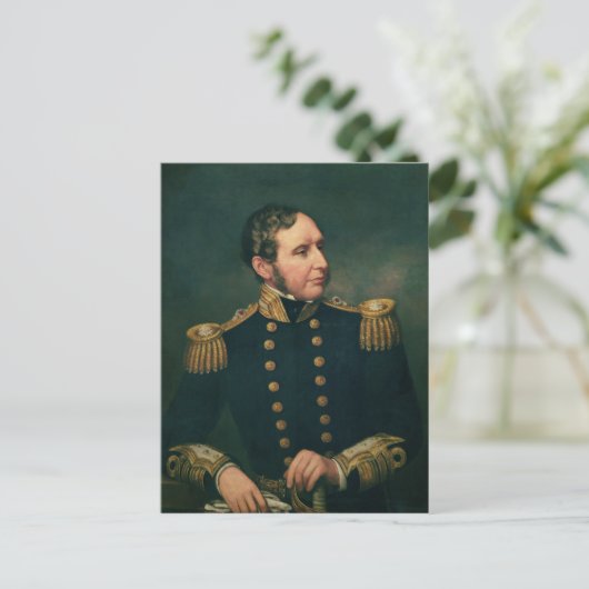 Carte Postale Vice-amiral Robert Fitzroy (Debout devant)
