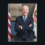 Carte Postale Vice-président vintage Joe Biden Portrait<br><div class="desc">Vice-président vintage Joe Biden Portrait</div>