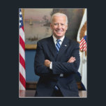 Carte Postale Vice-président vintage Joe Biden Portrait<br><div class="desc">Vice-président vintage Joe Biden Portrait</div>