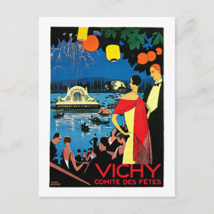 Carte Postale Vichy Comite Des Fetes ~ France Travel Art
