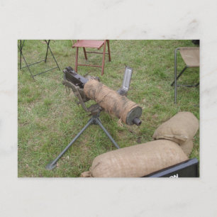 Carte Postale Vickers Gun