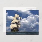 Carte Postale Victoire de S.M.S. (Devant / Derrière)