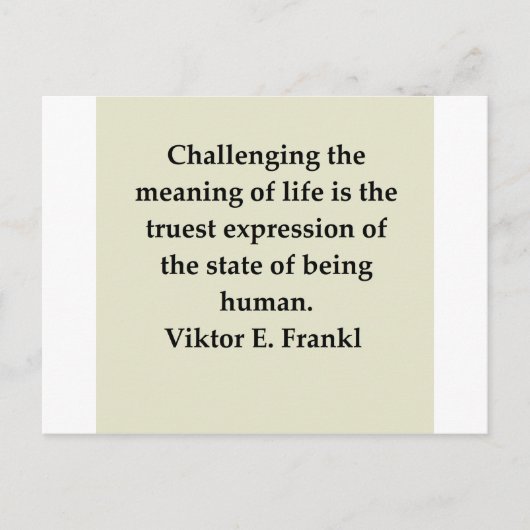 Carte Postale victor frankl citation (Devant)