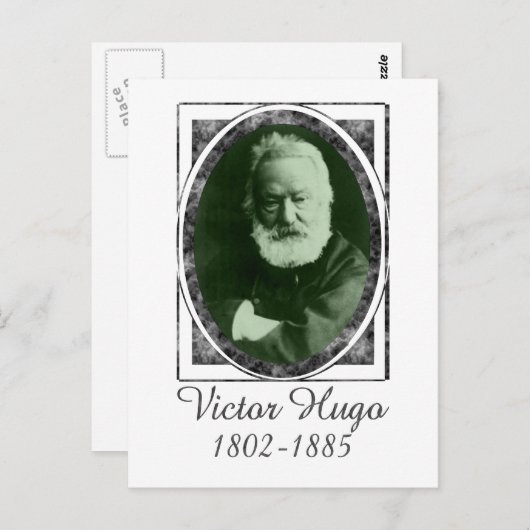 Carte Postale Victor Hugo (Devant / Derrière)