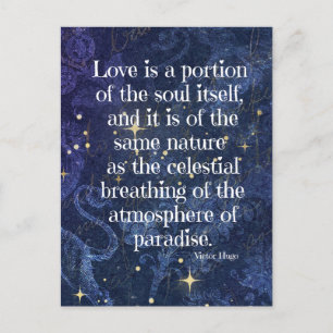 Carte Postale Victor Hugo Poem