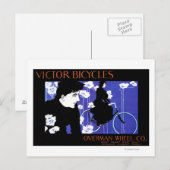 Carte Postale Victor Vélos Overman Wheel Promo Poster (Devant / Derrière)
