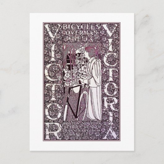 Carte postale : Victor, Vélos Victoria - Will Brad (Devant)