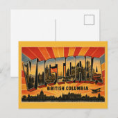 Carte Postale Victoria BC Capitale (Devant / Derrière)