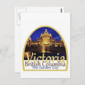 Carte Postale VICTORIA Canada (Devant / Derrière)