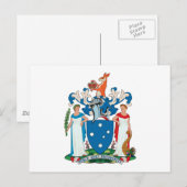Carte postale Victoria Coat of Arms (Devant / Derrière)