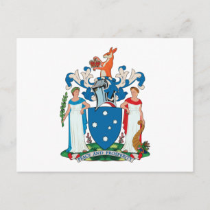 Carte postale Victoria Coat of Arms