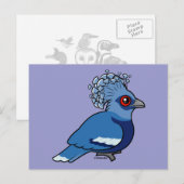Carte Postale Victoria Crowne Pigeon (Devant / Derrière)