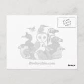 Carte Postale Victoria Crowne Pigeon (Dos)
