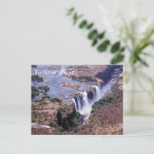 Carte Postale Victoria Falls vue aérienne - Zimbabwe, Afrique (Debout devant)