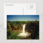 Carte Postale victoria falls zim (Devant / Derrière)