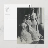 Carte Postale Victoria Melita de Hesse avec sœurs #009D (Devant / Derrière)