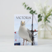 Carte postale Victoria, Seagull et Boat (Debout devant)