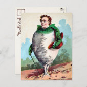 Carte postale Victorian Beet Man  (Devant / Derrière)