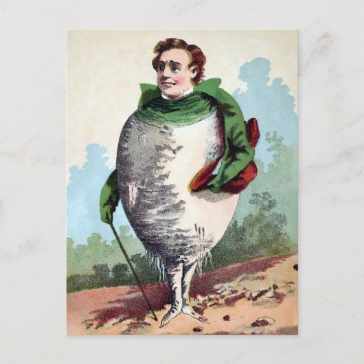 Carte postale Victorian Beet Man  (Devant)