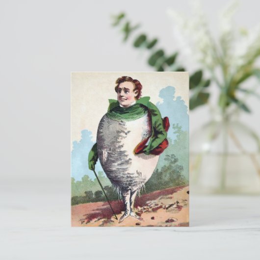 Carte postale Victorian Beet Man  (Debout devant)