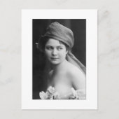 Carte Postale Victorian Bride in black and white (Devant)