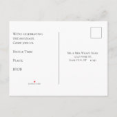 Carte postale Victorian Christmas Picture Invitati (Dos)