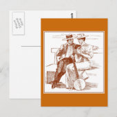 Carte postale Victorian Couple (Devant / Derrière)