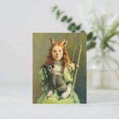 Carte postale Victorian Fox Girl (Debout devant)