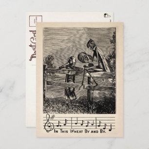 Carte postale Victorian Grasshopper Song