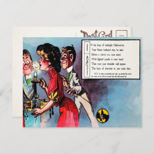 Carte postale Victorian Halloween Poem 4