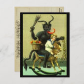 Carte postale Victorian Krampus (Devant / Derrière)