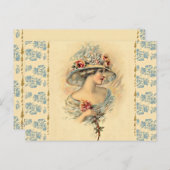 Carte Postale Victorian Parlor_Mary (Devant / Derrière)