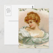 Carte Postale Victorian Portrait of a Young Woman (Devant / Derrière)