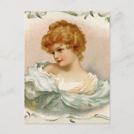 Carte Postale Victorian Portrait of a Young Woman (Devant)