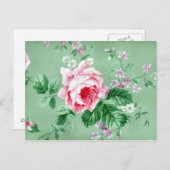 Carte postale Victorian Rose Roses (Devant / Derrière)