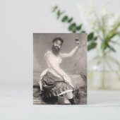 Carte Postale Victorian Weird, une femme à la barbe (Debout devant)